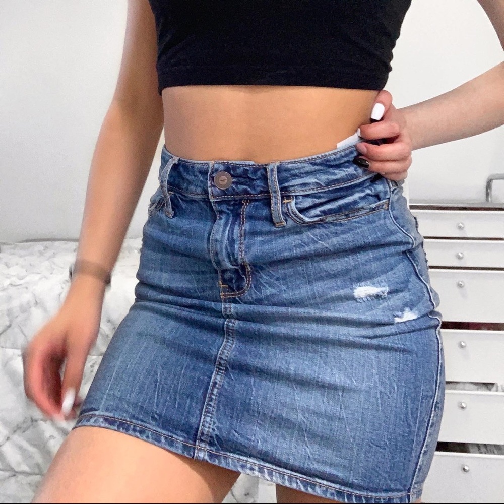 HOLLISTER JEAN SKIRT
